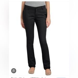 Dickies KP7718 Juniors' Stretch Classic Straight Leg Pant black size 11